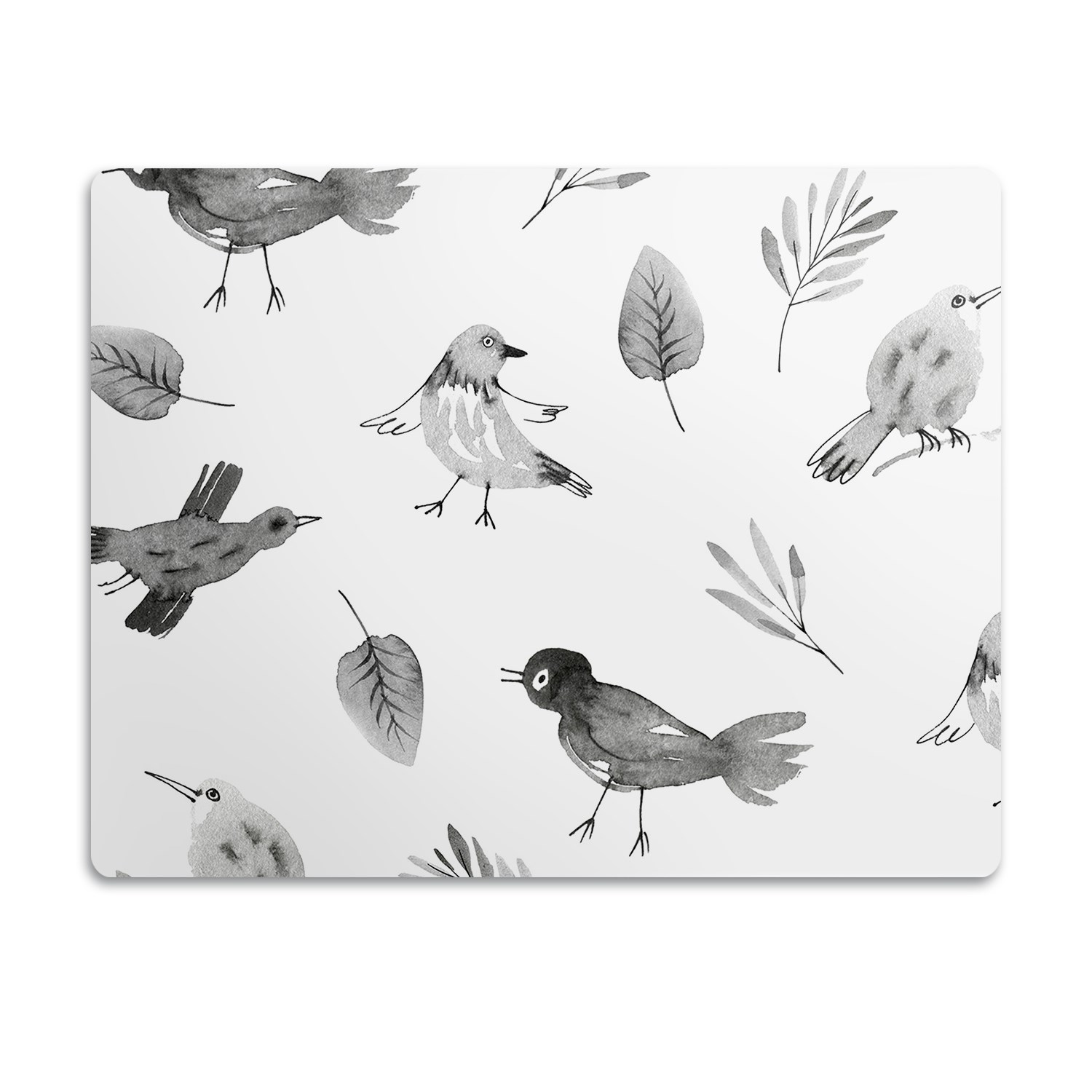Ochranná podložka pod misky Kreslení ptáci 60x40 cm