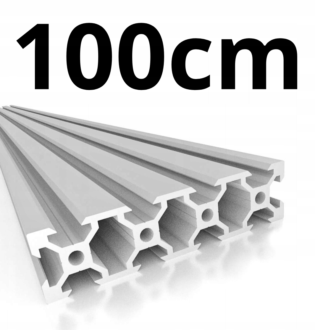 Profil Aluminiowy Konstrukcyjny 20x80 V-slot 2080 100cm Cięty Na Wymiar