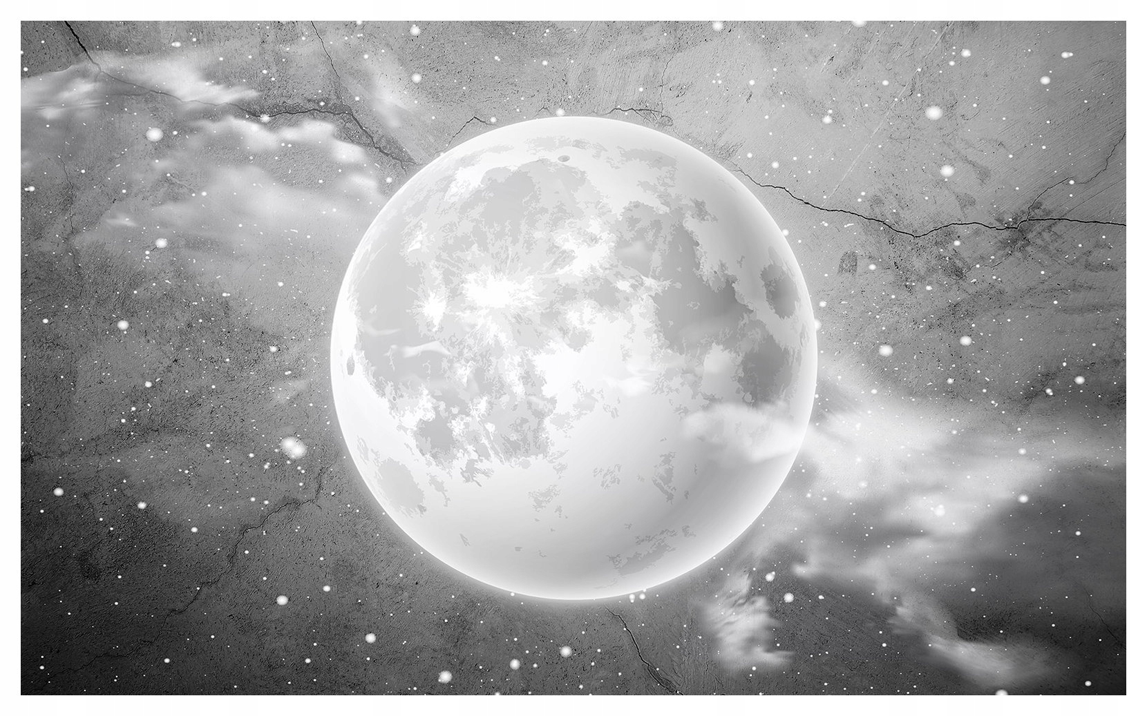 Fototapeta Betonový měsíc a hvězdy abstrakce vesmír 350x250 lepidlo