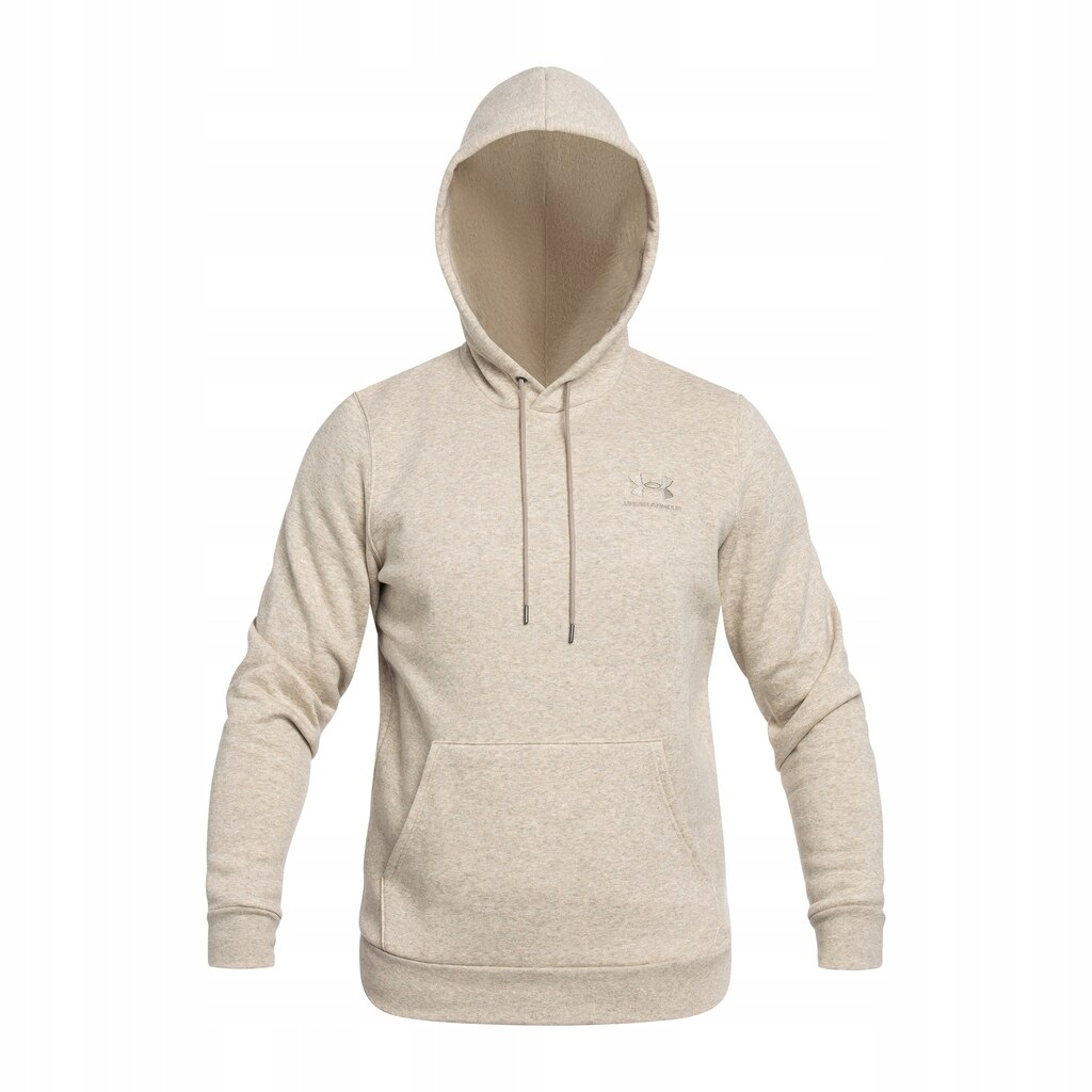 Pánská mikina s kapucí Under Armour Icon Fleece Hoodie Taupe M