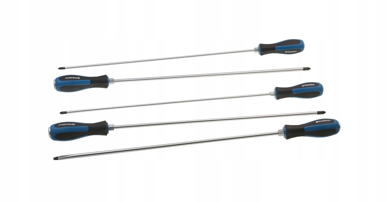 

Zestaw Wkrętaków Jobi Długie Wkrętaki 450 mm 5x
