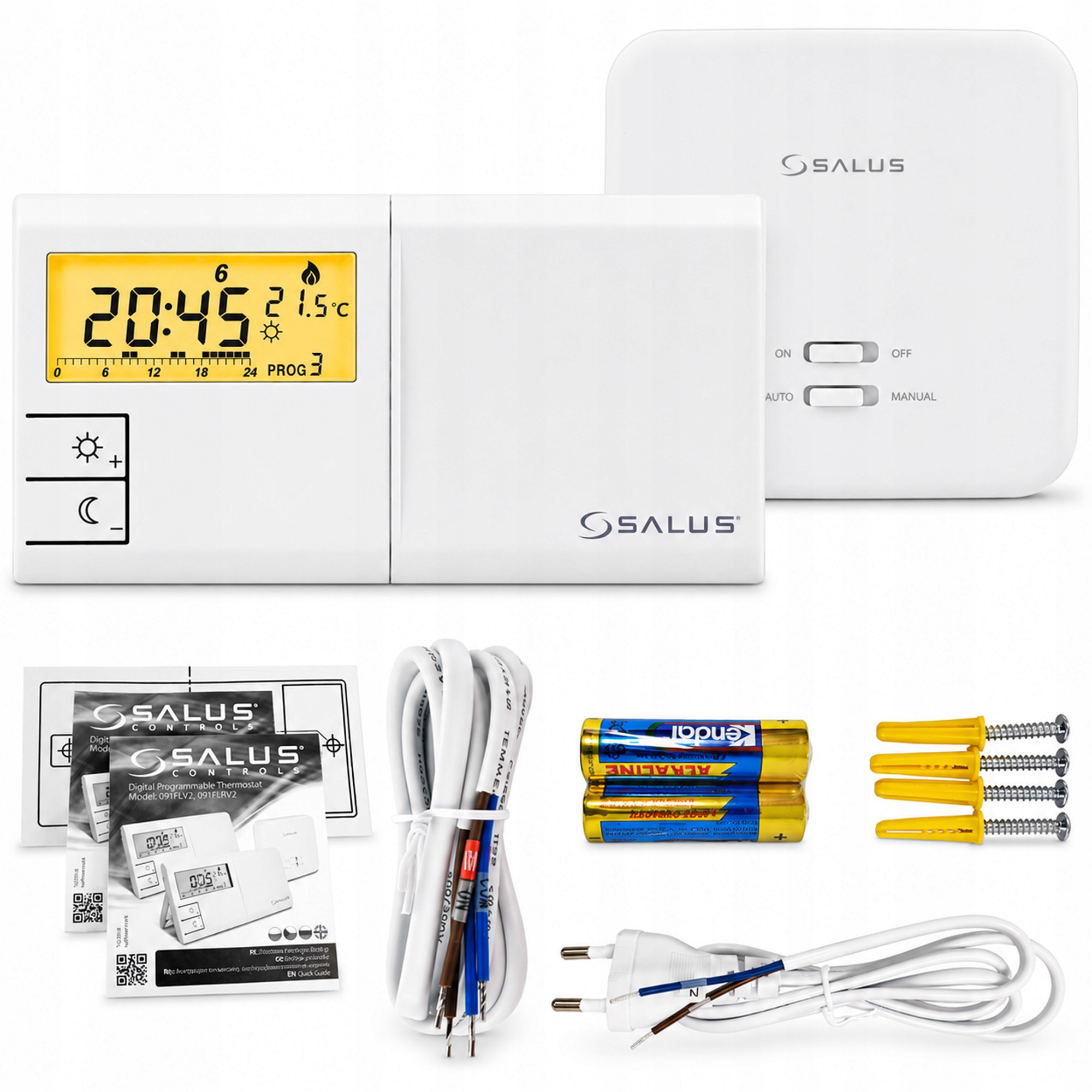 Bezdrôtový Elektronický Regulátor Salus 091FLRFV2 Pre Kotol