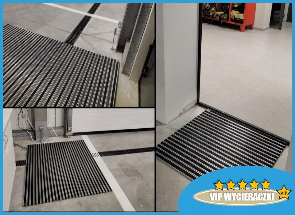 WYCIERACZKA WEJŚCIOWA SYSTEMOWA - wycieraczka zewnętrzna wpuszczana - 60x40 Informacje dodatkowe właściwości antypoślizgowe
