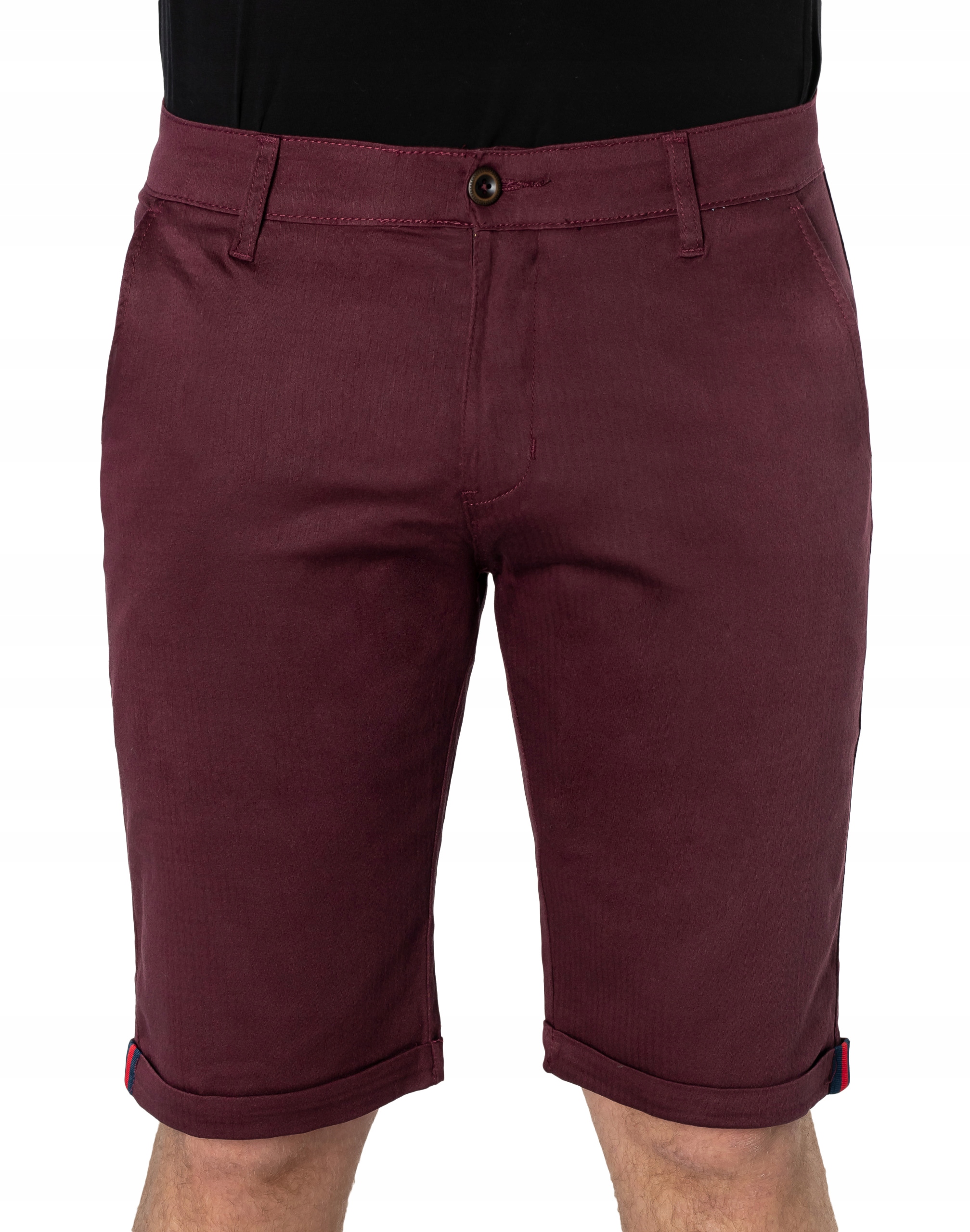 

Eleganckie Krótkie Spodenki Męskie Szorty 1195 W42