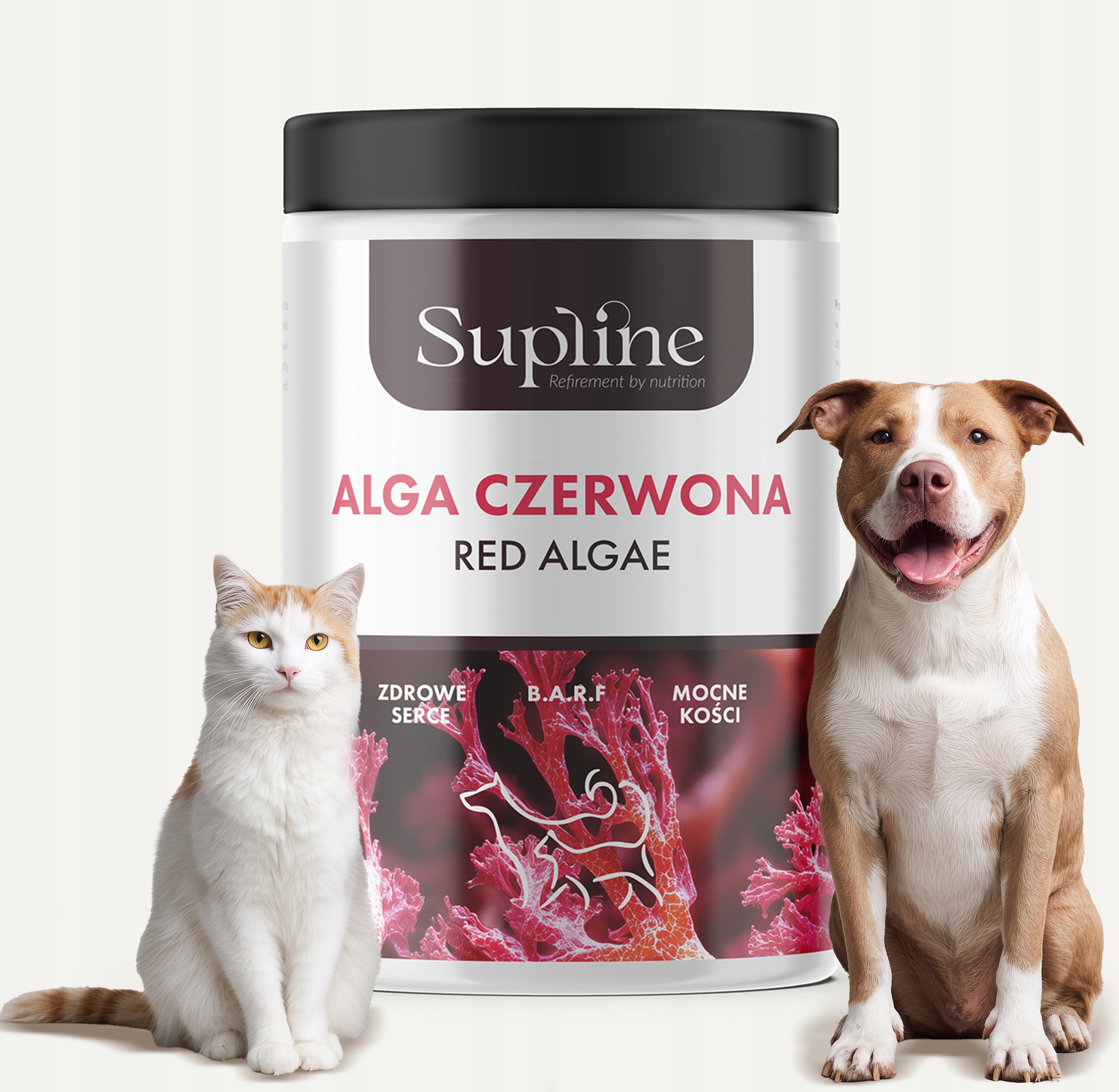 Levně Doplňky stravy pro psa a kočku Alga Červená 1000g Supline Barf