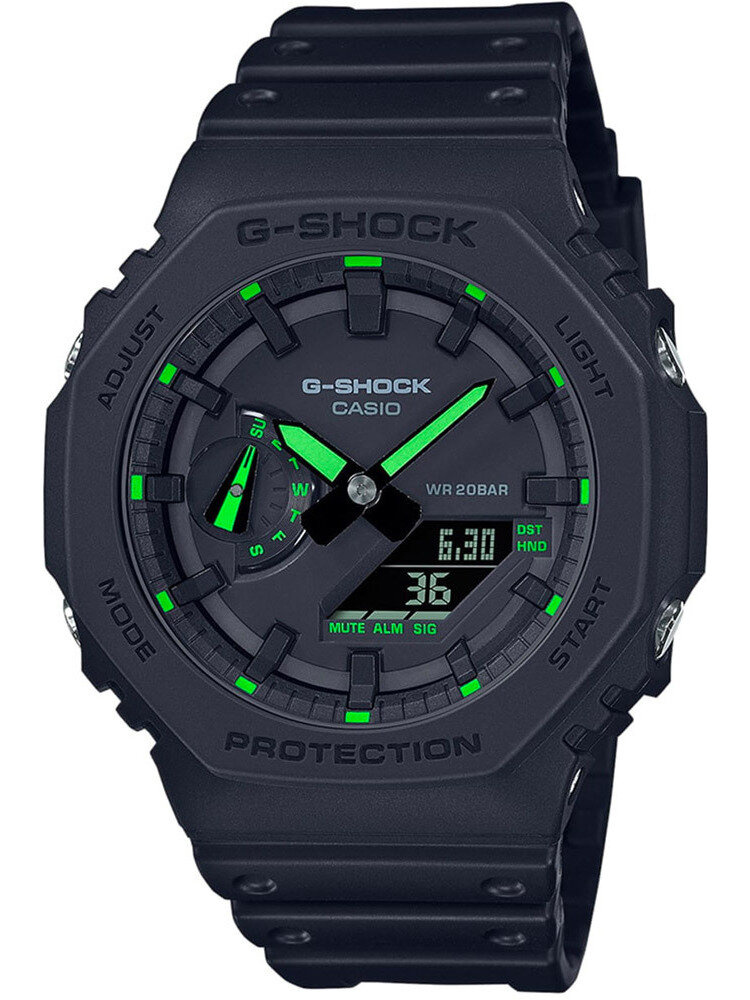Pánské Hodinky Casio G-shock GA-2100-1A3ER Černé Dárek Ke Dni Chlapců