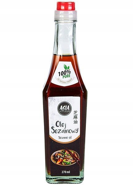

Olej Sezamowy z Sezamu 100% Nierafinowany 270 ml