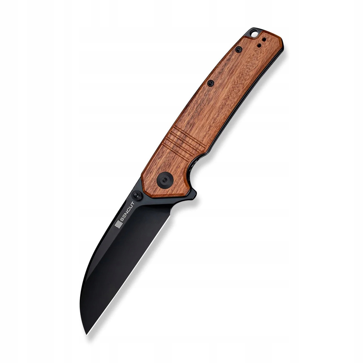 Zavírací Nůž Sencut Awassi Guibourtia Wood, černý 9Cr18MoV (S24065-3)