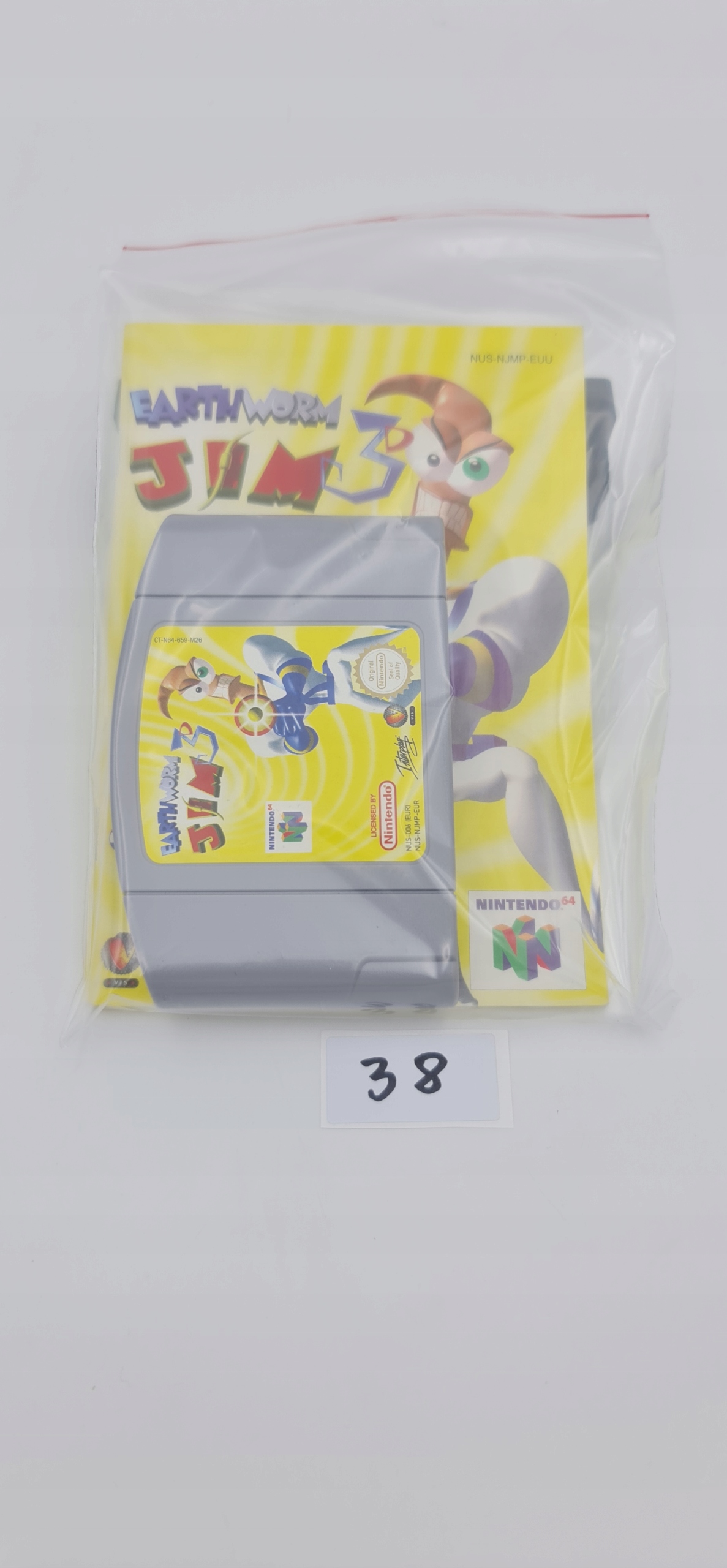 NINTENDO 64 EARTH WORM JIM