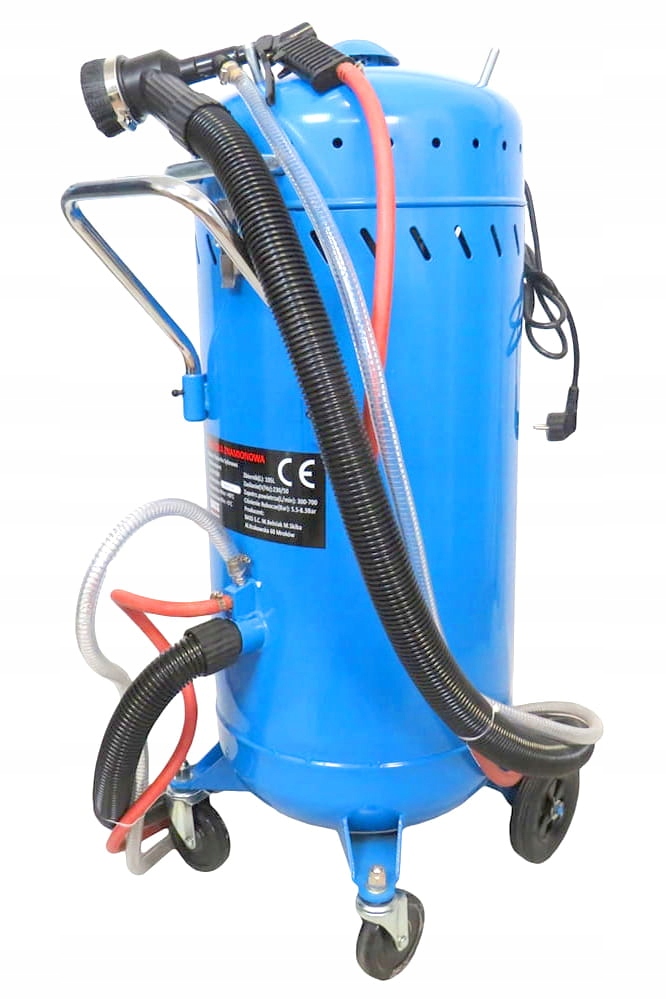 PIASKARKA SYFONOWA BEZPYŁOWA 105L Z ODKURZACZEM Marka Bass Polska