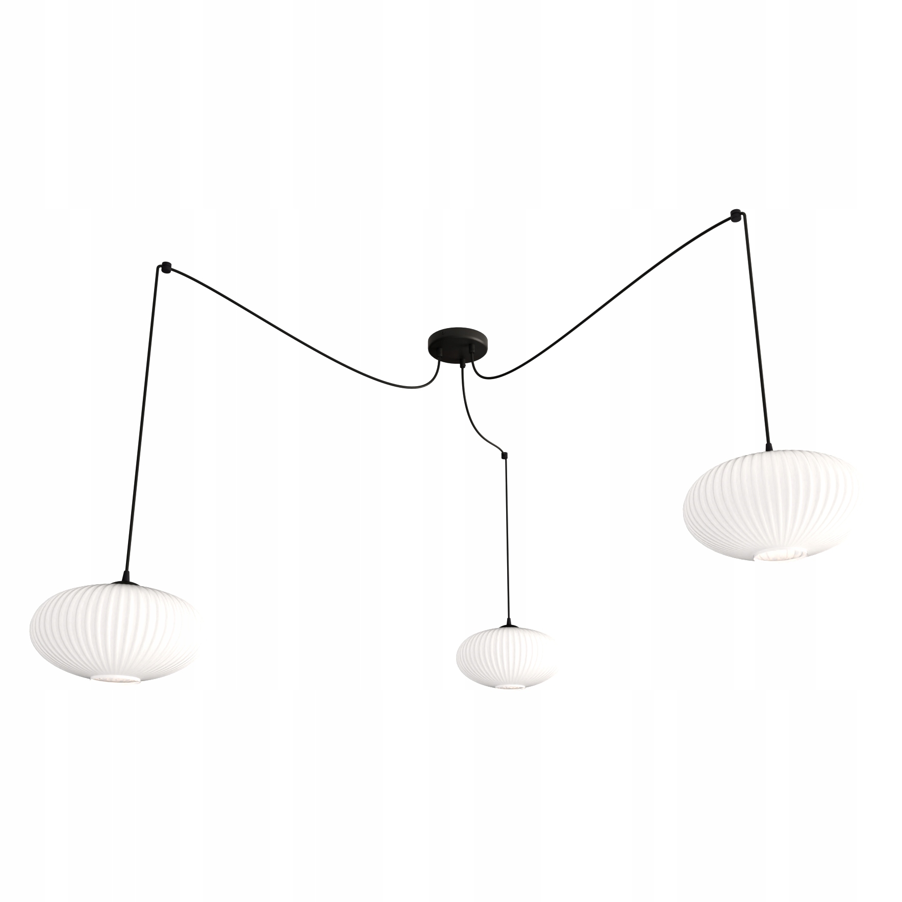 Závěsná lampa Emibig Origo 3 světelné body E27