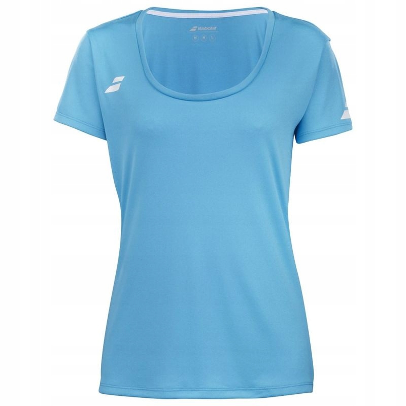 Tričko Babolat Play Cap Sleeve Top Girl Cyan Blue 152