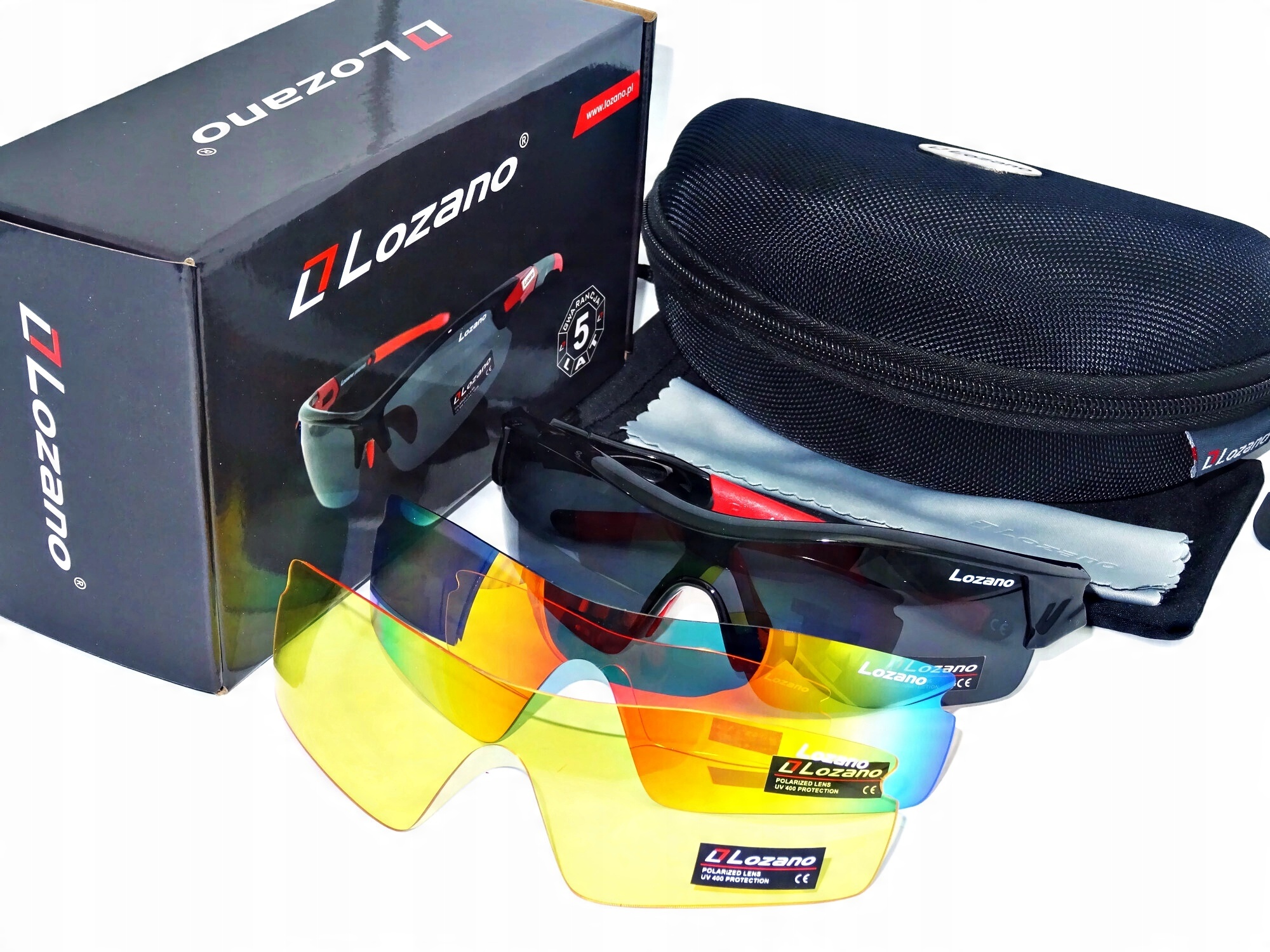 Sportovní sluneční brýle pro cyklisty Lozano na kolo Uv Set