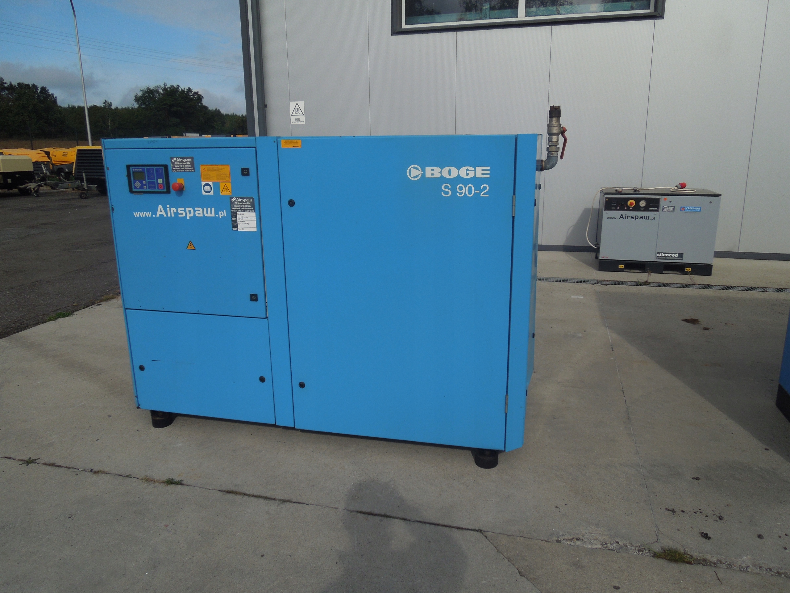 SPRĘŻARKA ŚRUBOWA BOGE S90 65KW !!