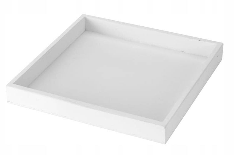 

Taca Drewniana Dekoracyjna Biała 25x25x3cm świeca