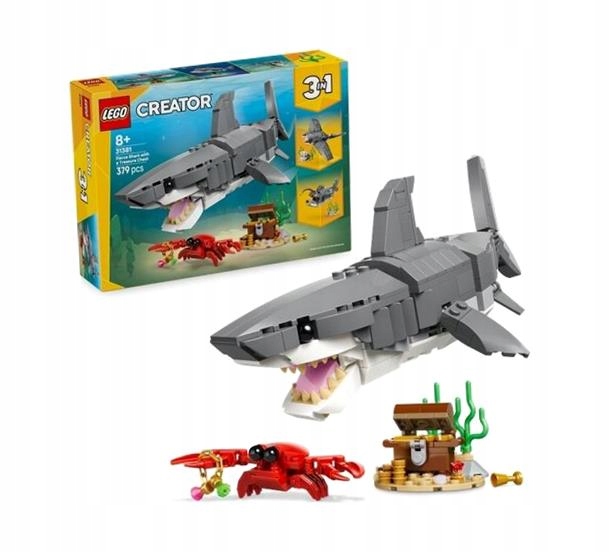 Lego(r) Creator 31381 Hrozivý Žralok A Truhla...