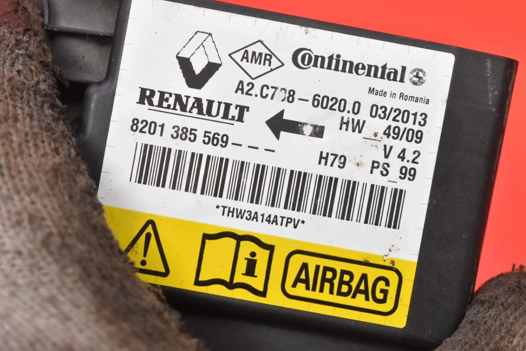 modulo SENSOR airbag airbag 8201385569 DACIA DUSTER 1 e HS 10-13