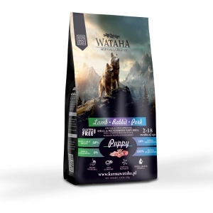 Wataha Karma sucha dla szczeniąt Jagnięcina Rabbit Pork 2kg małe rasy