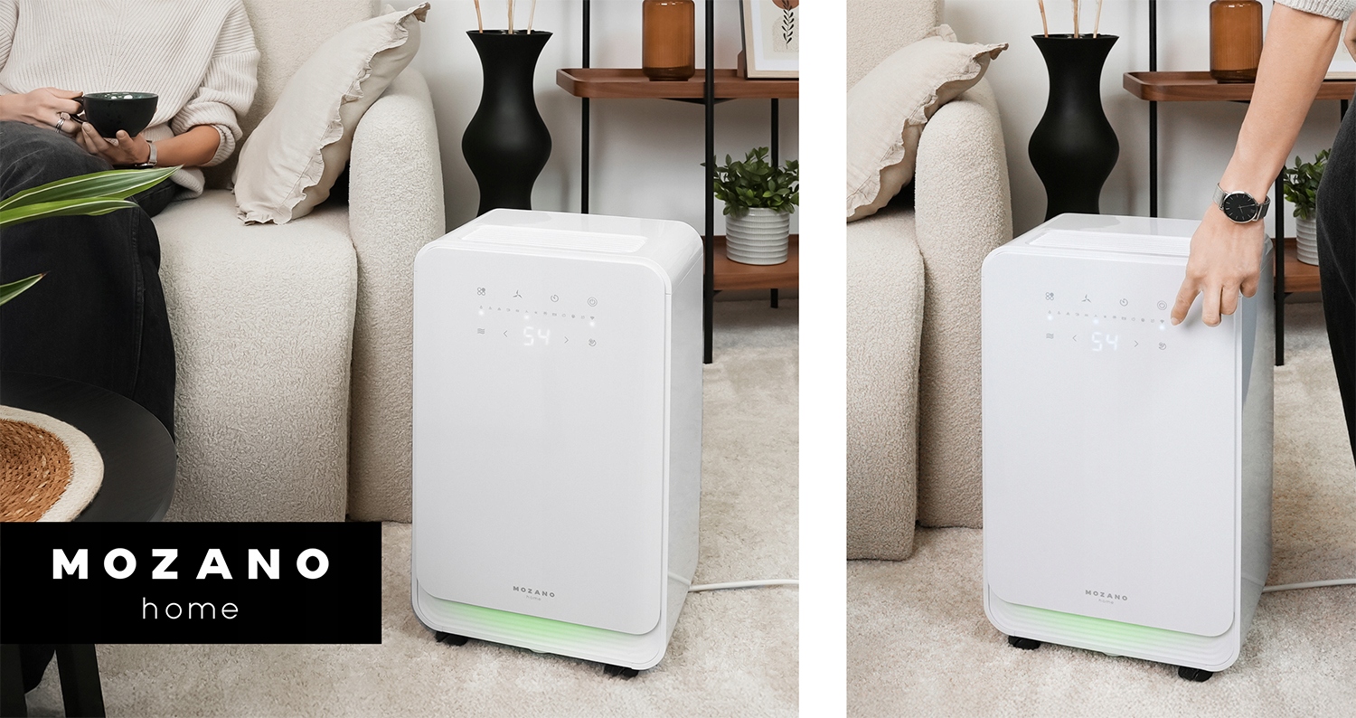 OSUSZACZ POWIETRZA 12L/24H POCHŁANIACZ WILGOCI + TIMER HIGROSTAT WIFI Marka Mozano