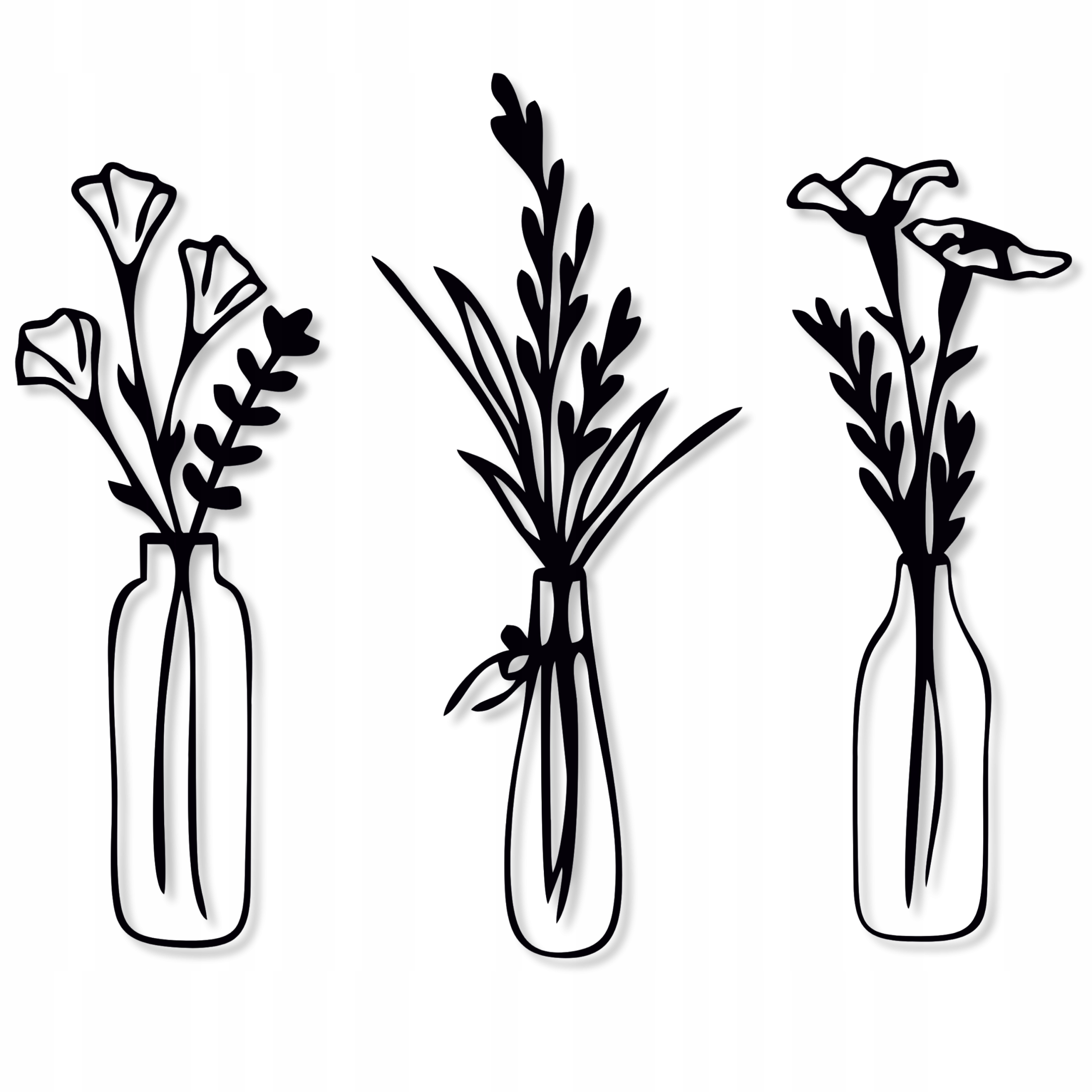 DEKORACJA ŚCIENNA DO KUCHNI KWIATY OZDOBY ŚCIENNE