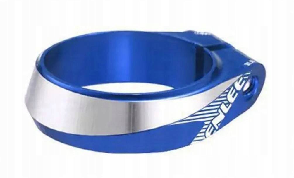 Zacisk Obejma Sztycy Rowerowej Aluminium 31.8MM Enlee Niebieski