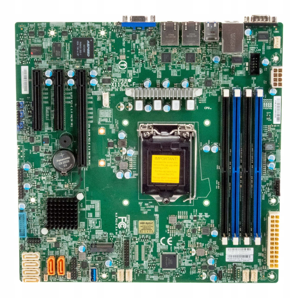 Supermicro X11SCL-F Socket LGA1151 DDR4 PCIe mATX