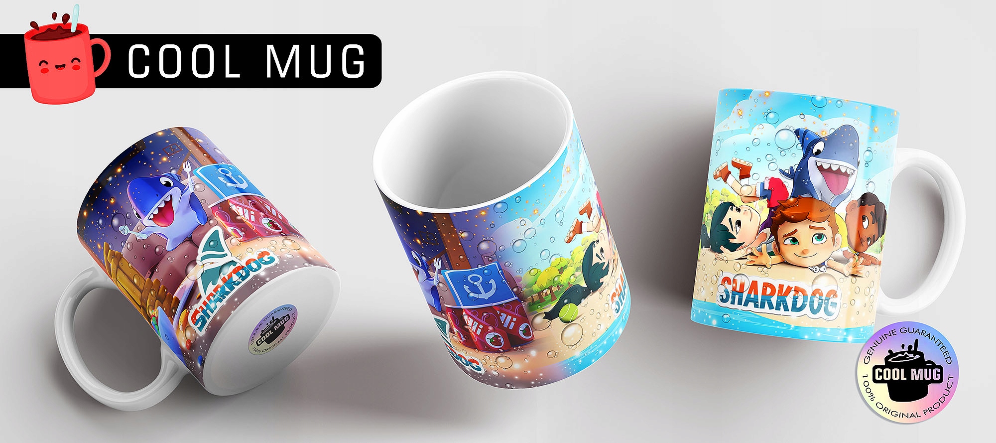 NAJLEPSZY KUBEK DLA DZIECI REKSIN SHARKDOG NA PREZENT SUPER JAKOŚĆ Marka inna