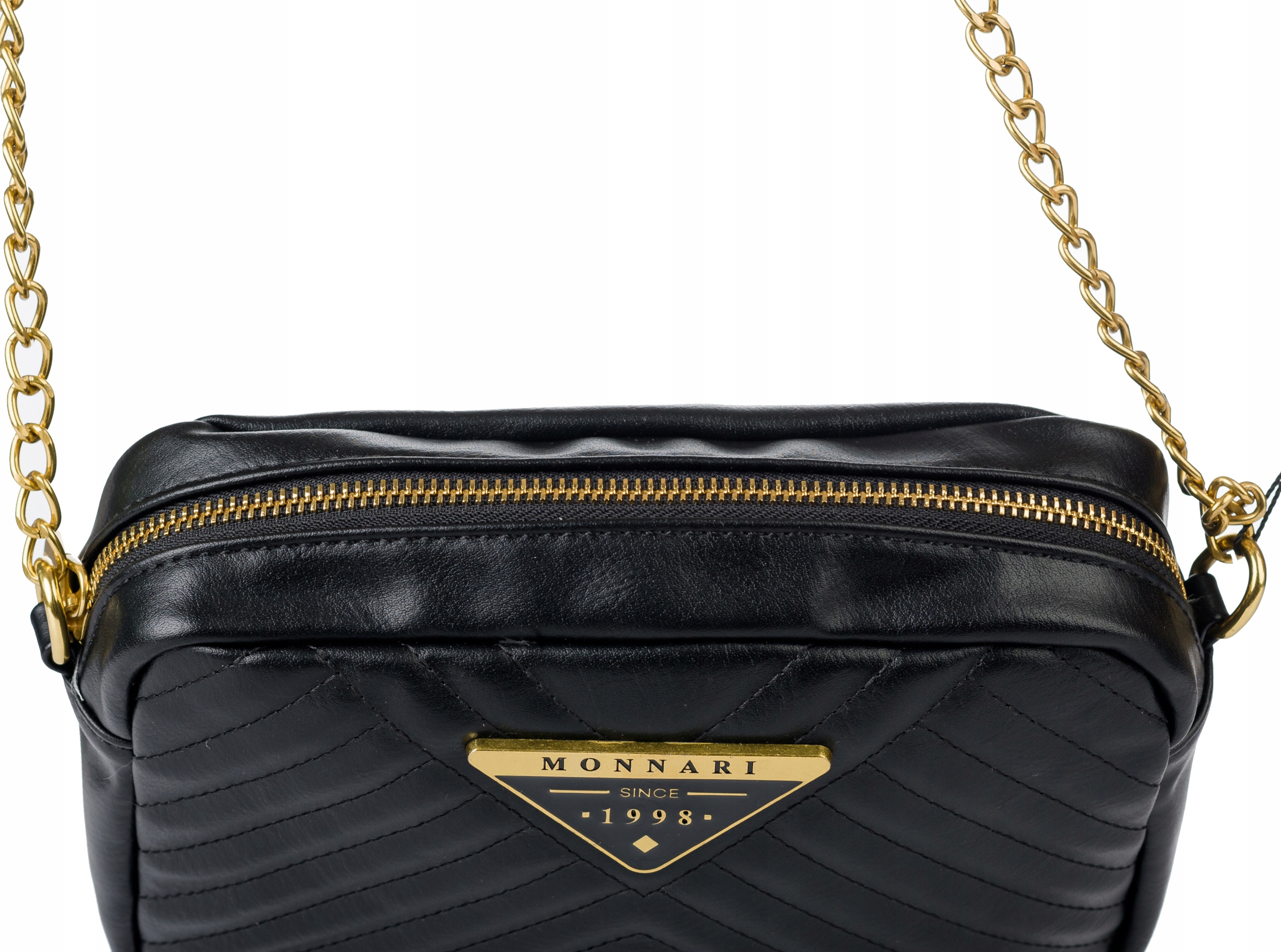 PIKOWANA TOREBKA LISTONOSZKA CHANELKA MONNARI Wysokość 16 cm