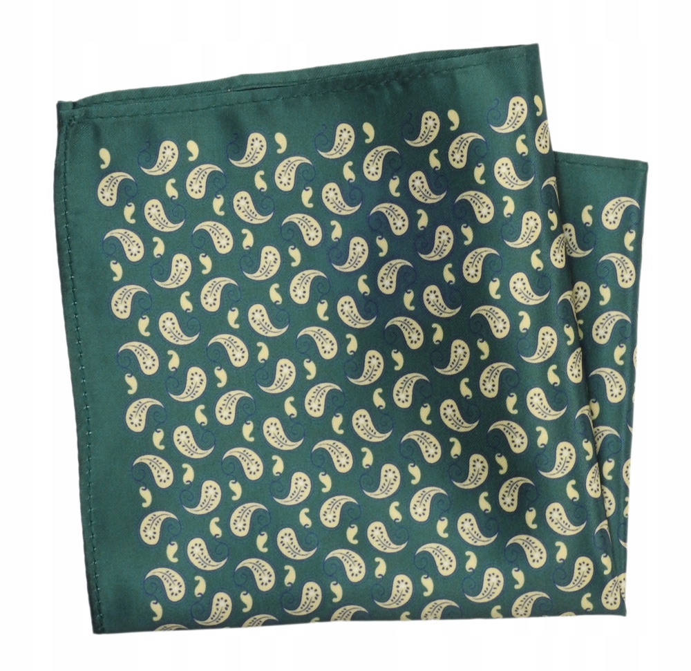 

Elegancka Męska Poszetka Wzór Paisley Łezki Alties