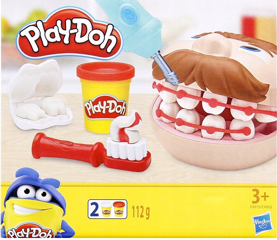 

Play Doh Dentysta Mini 2 Tubki Ciastolina Modelina