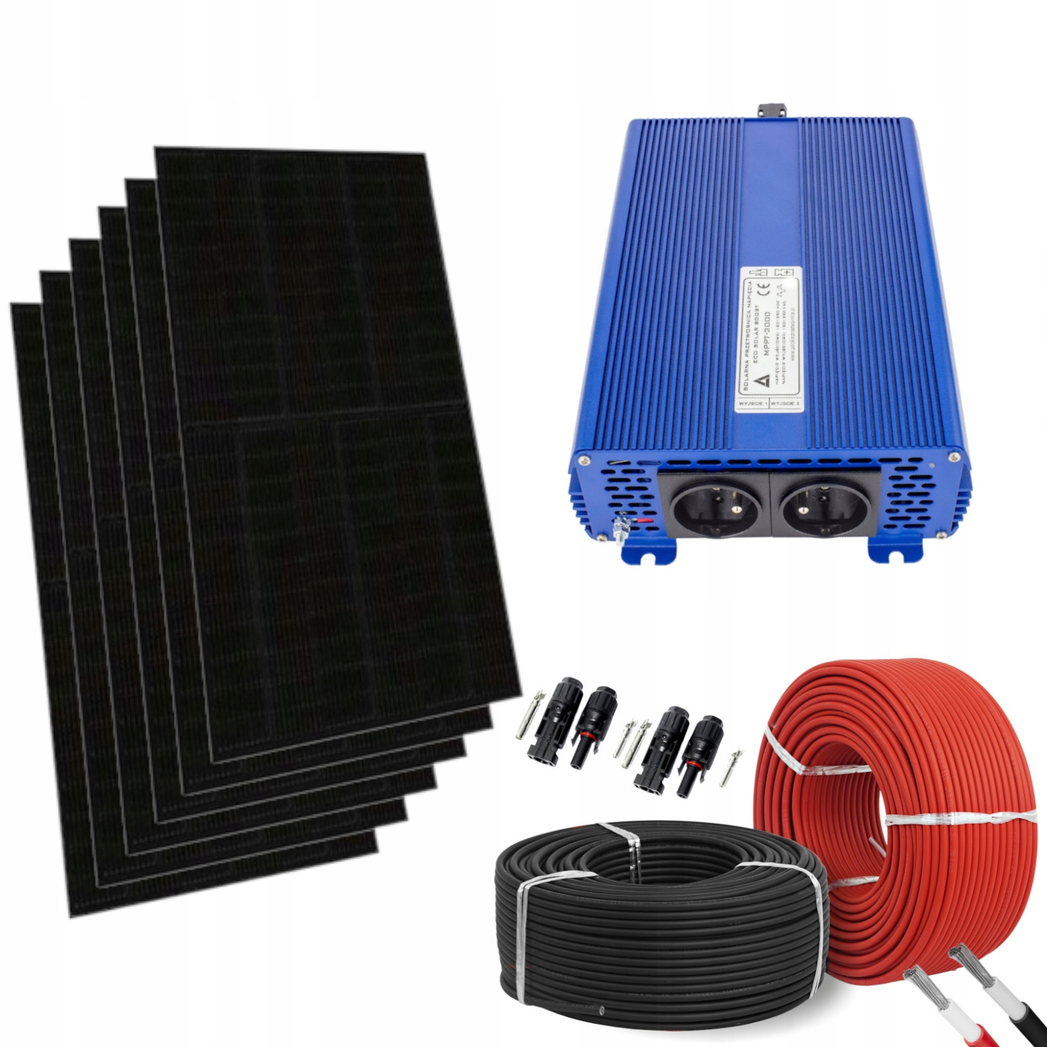 Zestaw Fotowoltaiczny Do Bojlera Bufora 2530W Cwu Mppt 3000 6 Paneli Mono