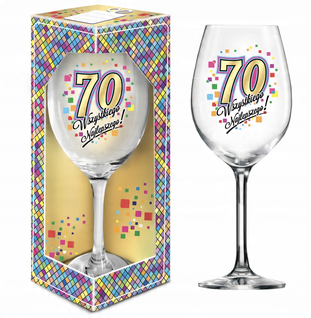 

Kieliszek Do Wina Dla Kobiety 70 Urodziny