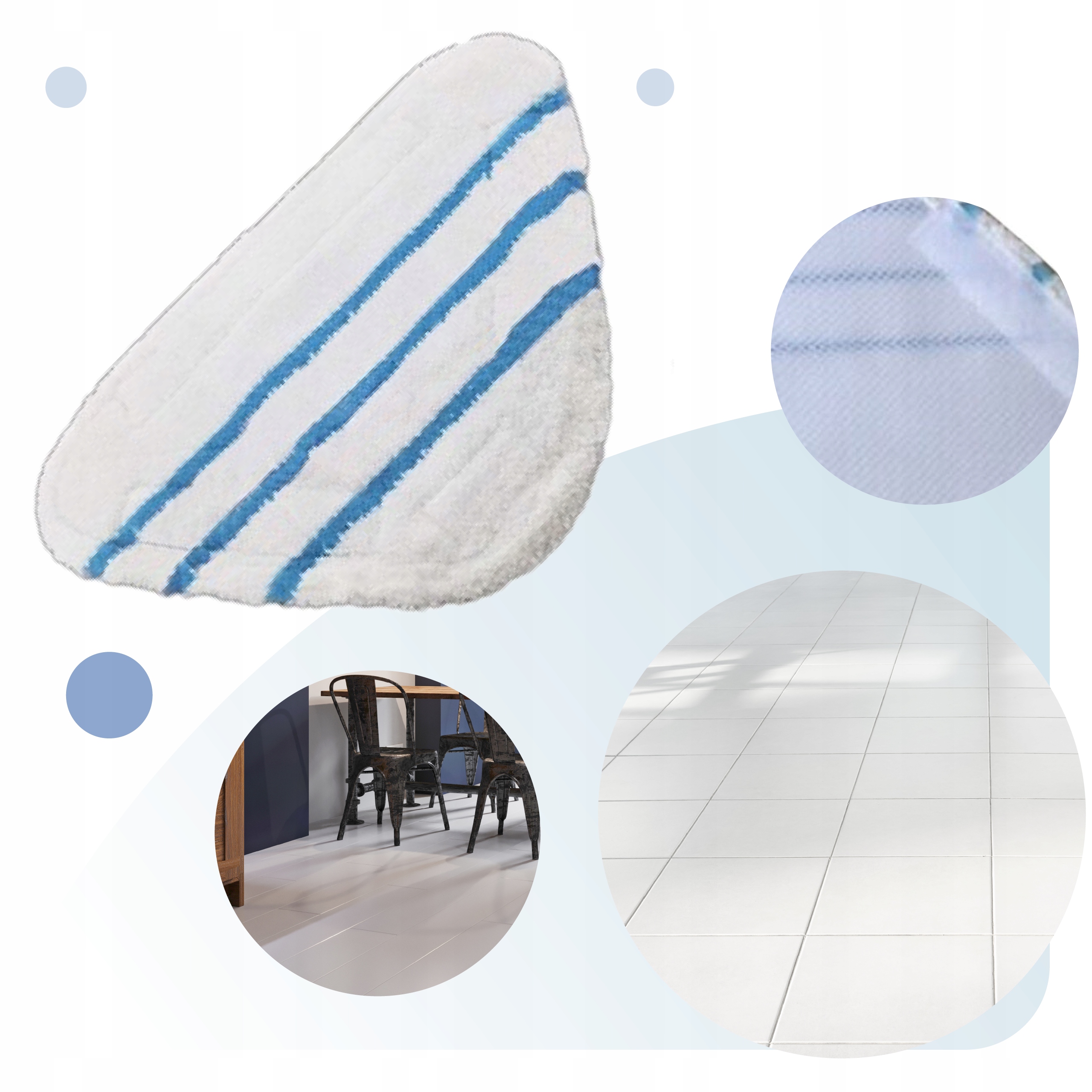 Nakładki do mopa parowego na rzepy Silvercrest Ariete Adler EAN (GTIN) 5903802851564