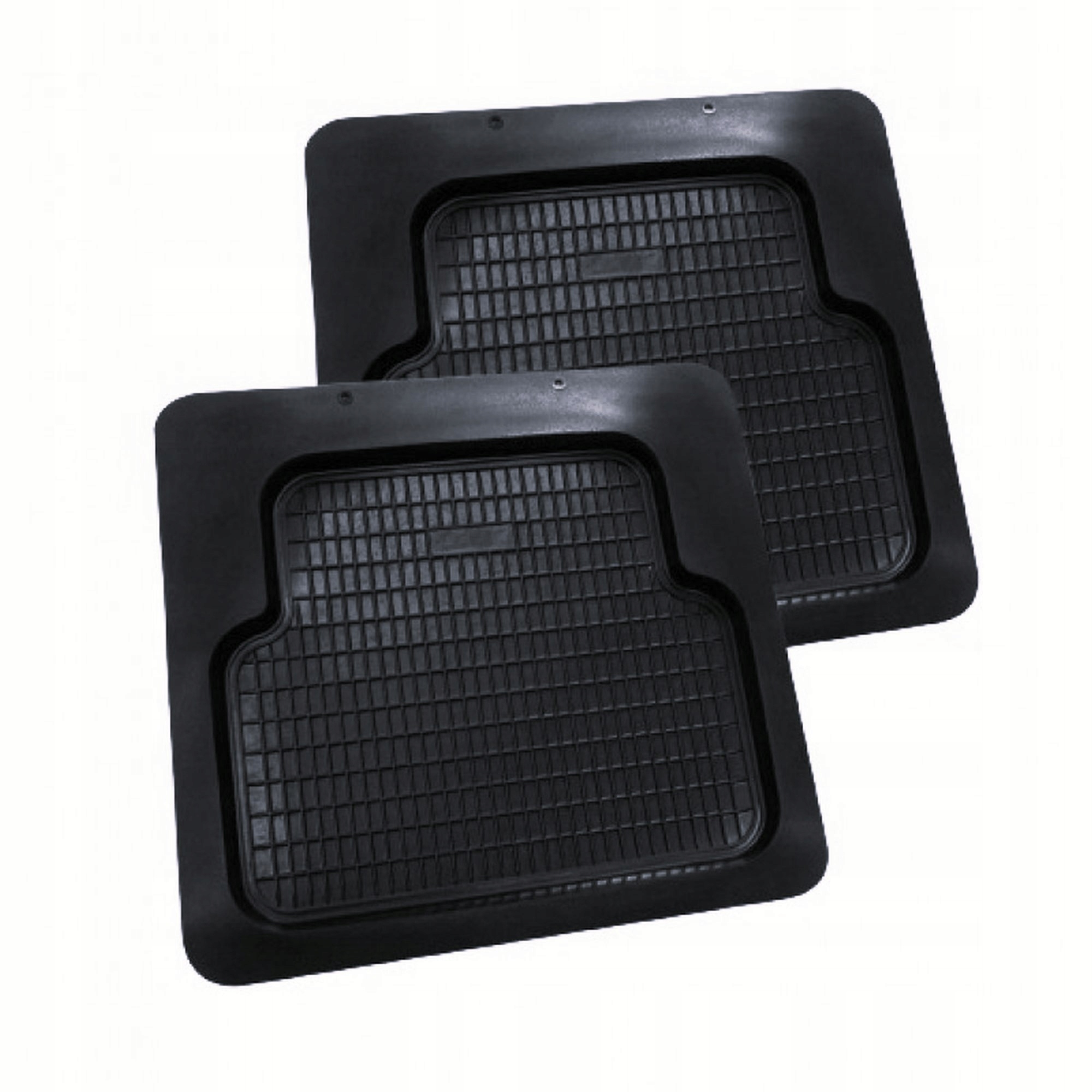 2x Dywanik gumowy uniwersalny 50x49 cm samochodowy całoroczny wysoki rant