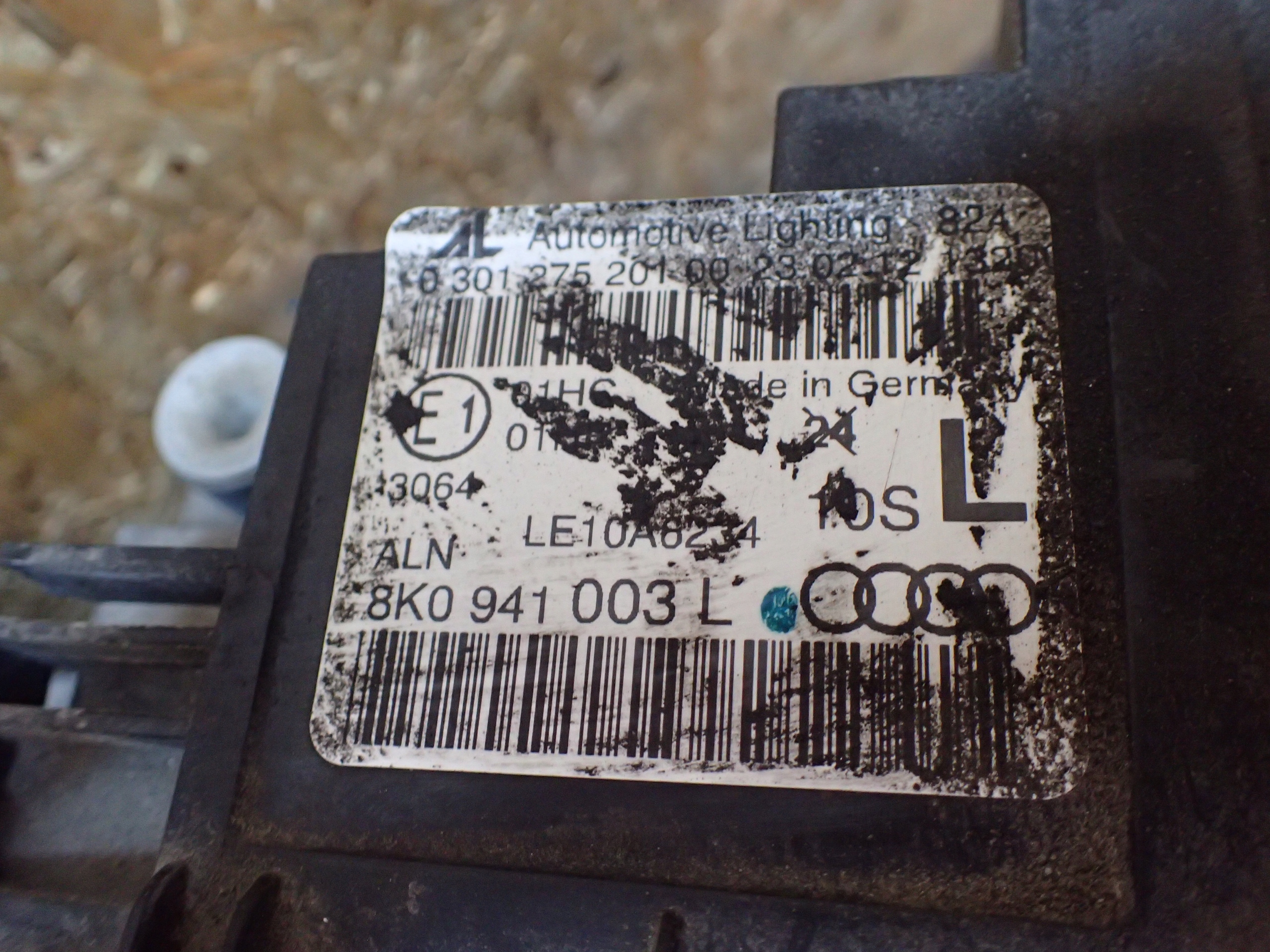 LIGHT FRONT LEFT AUDI A4 B8 LIFT 12- 8K0941003L