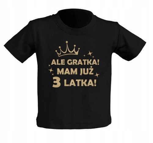 

Koszulka Ale Gratka Mam Już 3 Latka 3-4 lata