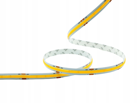 25mb Taśma Led 12V Cob 11W 480LED barwa ciepła