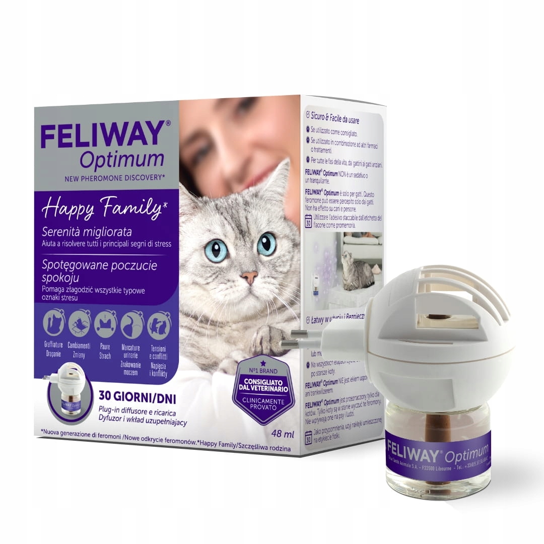 Levně Feromony Feliway doplňková náplň bojující s vůní 48 ml 48 g