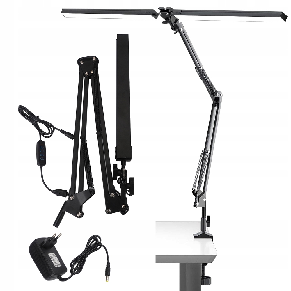 Led Stolní Lampa Kreslicí Školní Stůl 3 Barevná Teplota 24 W