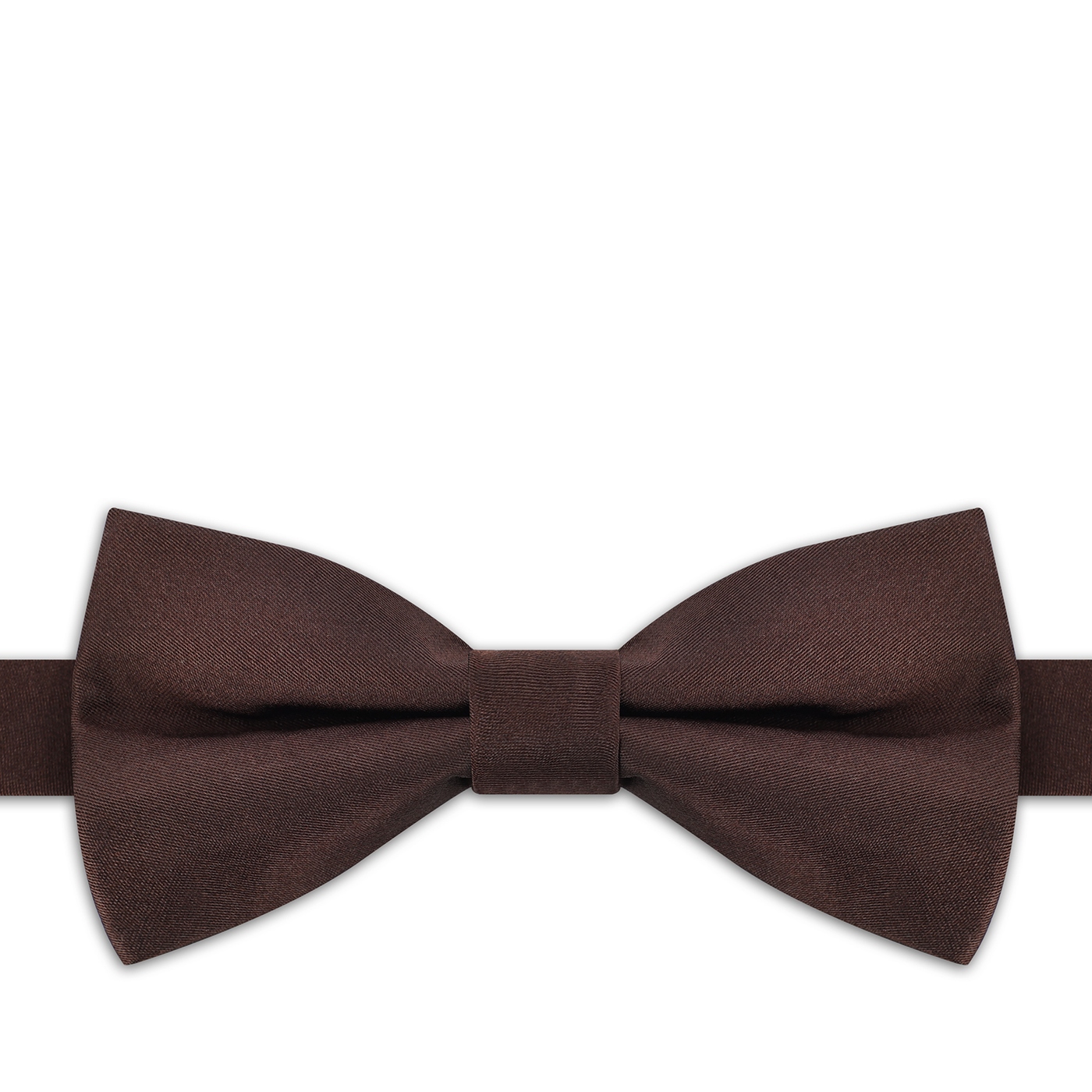 Hedvábná elegantní pánský motýlek v hnědé barvě Pako Lorente