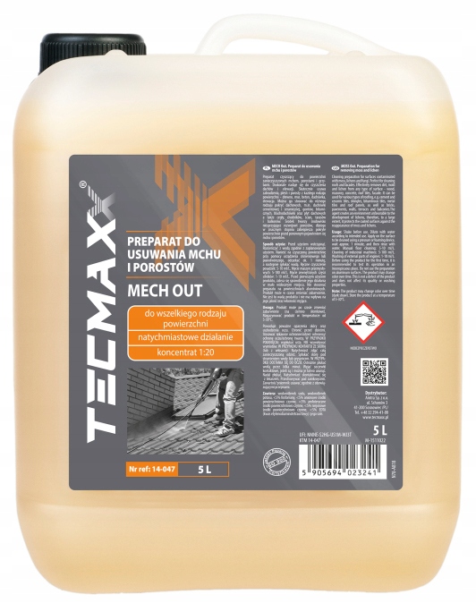 Levně Tecmaxx – Mech Out – Kapalina Na Odstraňování Houbových Mechů Ze Střech A Fasád – 5 L