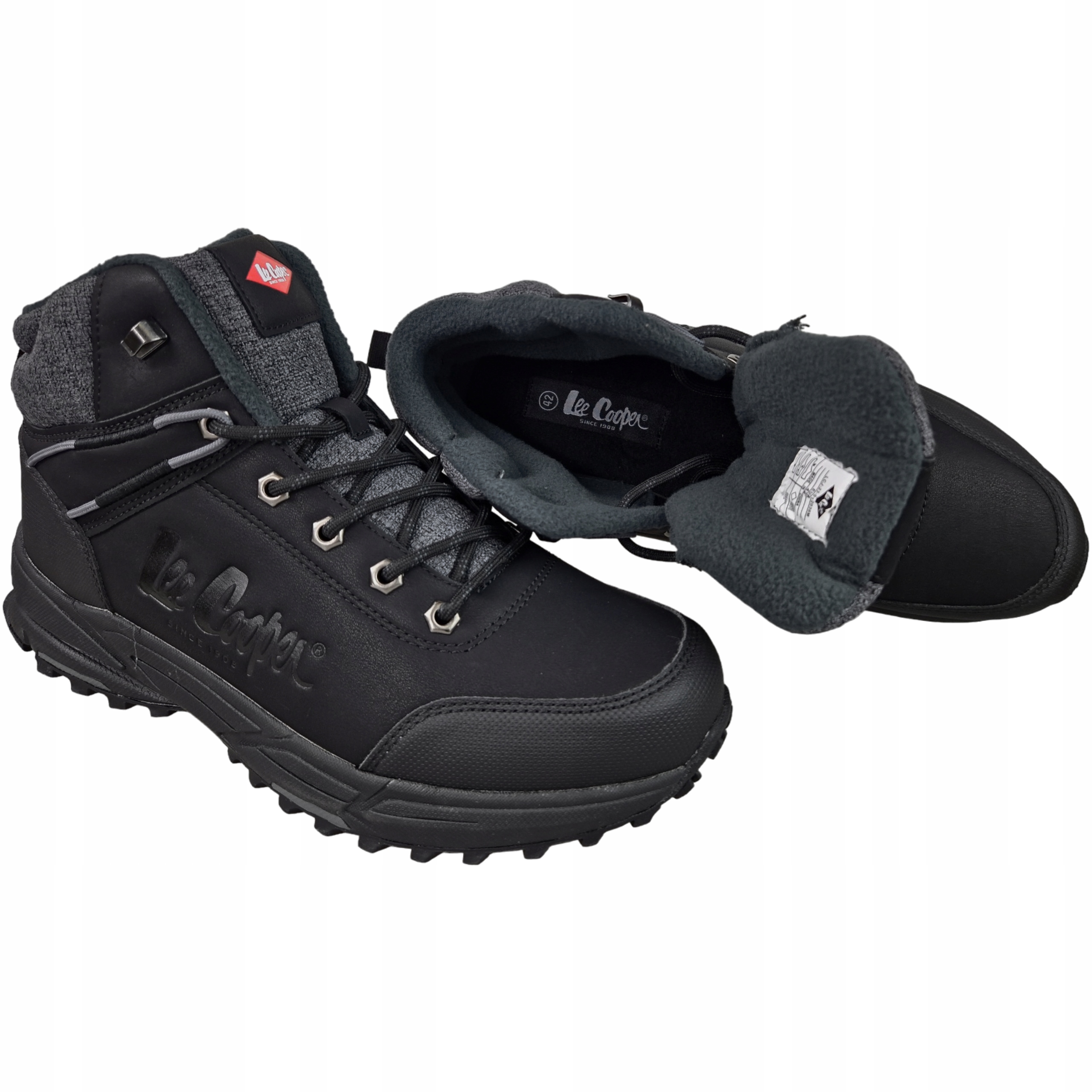 Pánské boty Lee Cooper černé LCJ-23-01-2036M Vel. 45