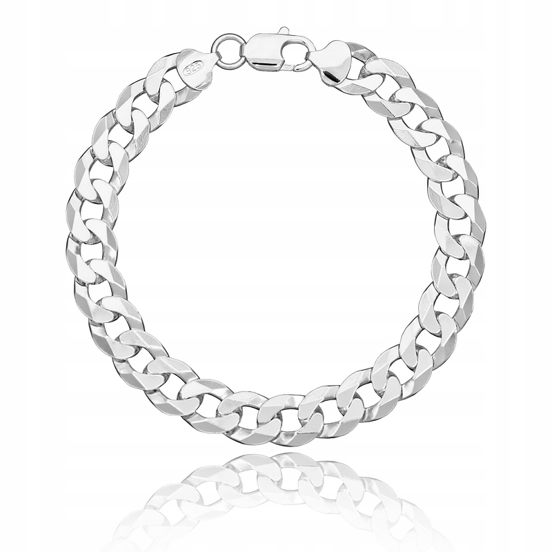 Stříbrný Pánský Náramek Na Ruku Pánský Pancíř 23 CM /10 MM Stříbro