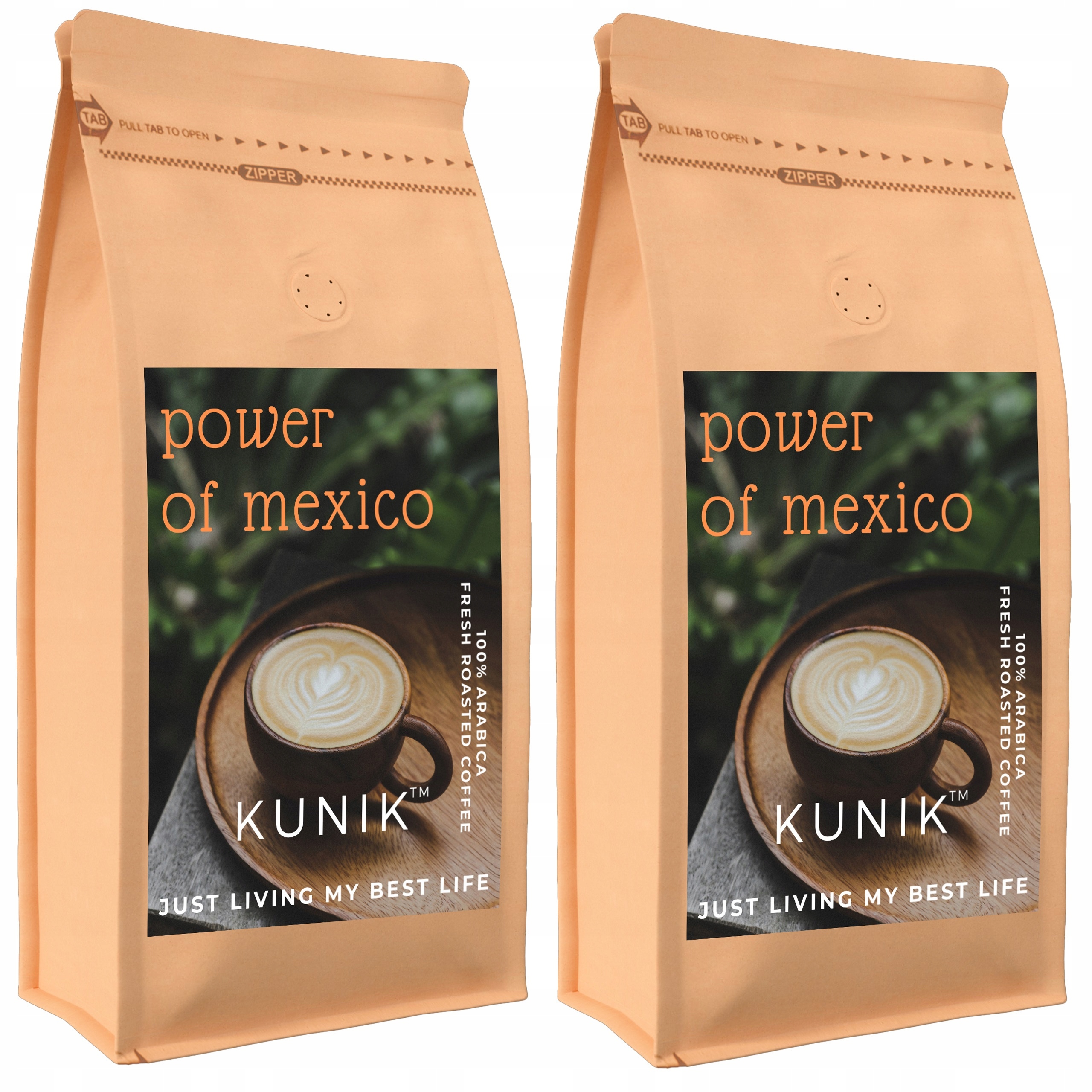 Káva zrnková 2kg Čerstvě Pražená 100% Arabica Mexico (2x1kg) Do kávovaru