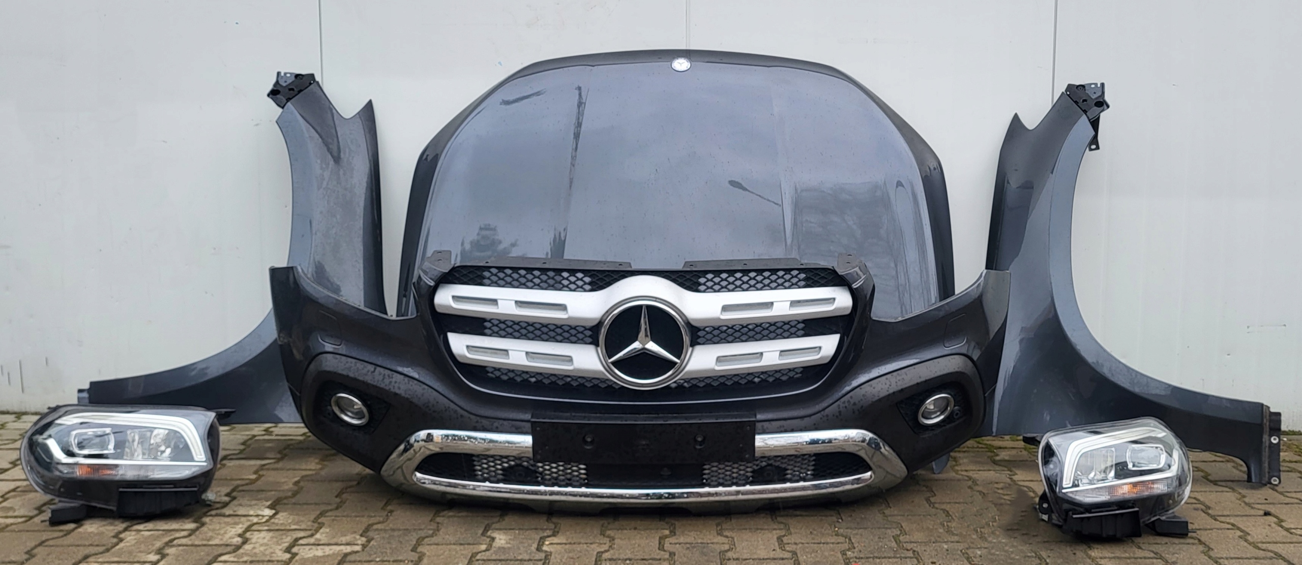 MERCEDES W470 X-KLASA MASKA ZDERZAK BŁOTNIK LAMPY FULL LED PAS 992