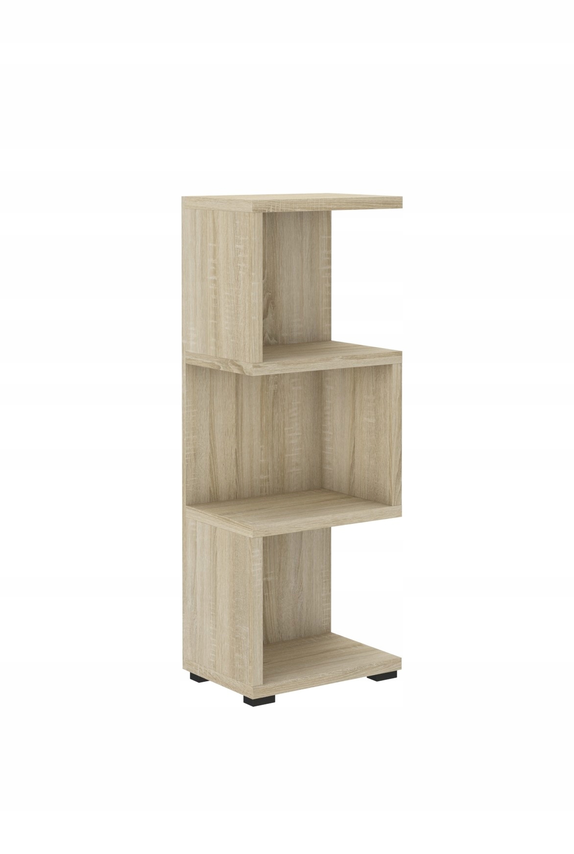 Moderní nízký kancelářský regál do obývacího pokoje Libro Sonoma