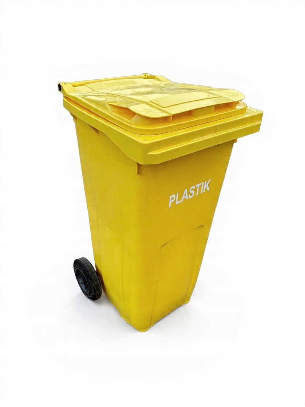 Kosz Pojemnik Kontener Na Odpady Śmieci 120l Żółty Plastik Segregacja Eko