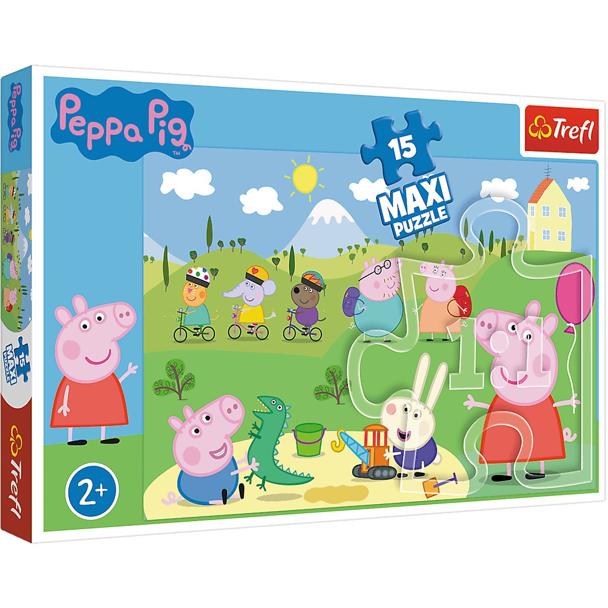 

14334 Trefl Puzzle Maxi 15 El. Świnka Peppa