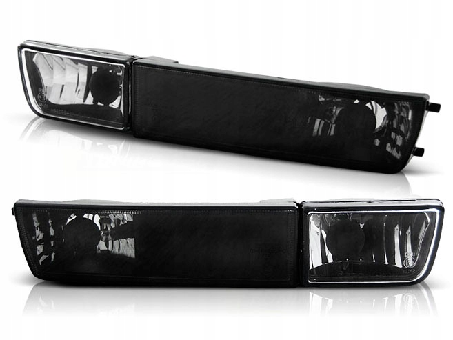 KPVW22 - ГАЛОГЕНЫ + УКАЗАТЕЛИ ПОВОРОТА VW GOLF III 3 BLACK DEPO