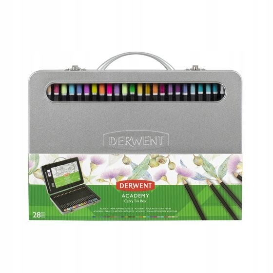 Umělecká sada ve válci Derwent Academy 28El.